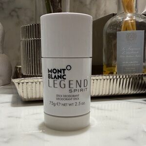 Montblanc Legend Spirit Stick Deodorant - White and Black Text